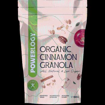 Bio granola 350 g, jablko a skořice, Powerlogy