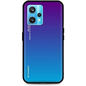 TopQ Kryt LUXURY Realme 9 Pro+ pevný duhový purpurový 73132 (Sun-73132)