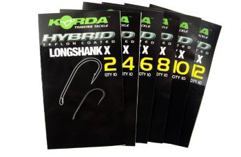 Korda Háčky Long Shank X 10ks - vel. 2