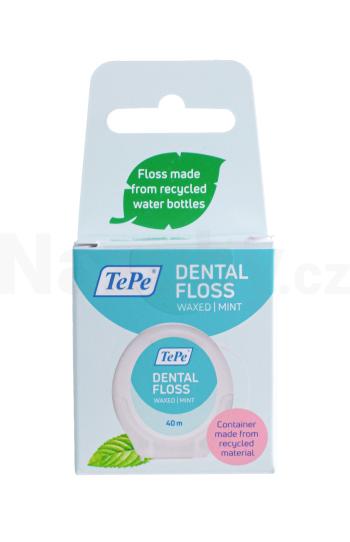 TePe Dental Floss Mint voskovaná zubní nit 40 m