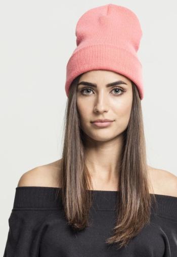 Urban Classics Heavyweight Long Beanie coral - UNI