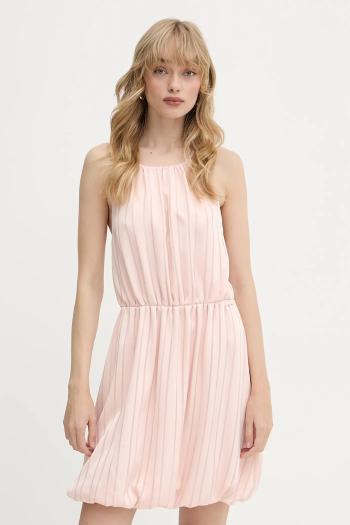 Šaty Armani Exchange béžová farba, mini, áčkový strih, XW000194 AF12744