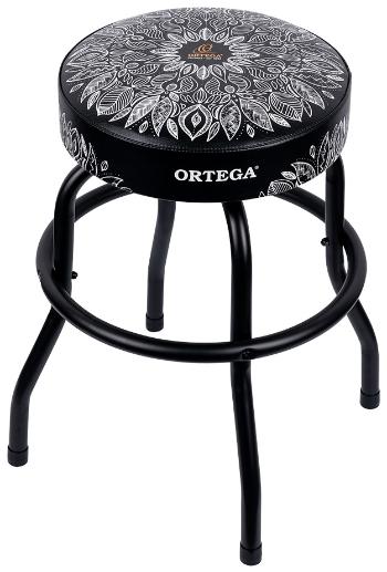 Ortega Bar Stool 24" White Kaleidoscope