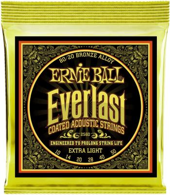 Ernie Ball 2560 Everlast 80/20 Bronze Extra Light