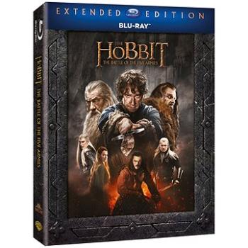 Hobit: Bitva pěti armád - prodloužená verze (3BD) - Blu-ray (W01850)