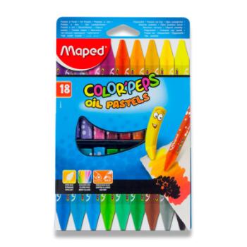 Olejové pastely Maped Color´Peps 18ks