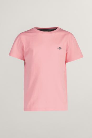 TRIČKO GANT SHIELD SS T-SHIRT GERANIUM PINK