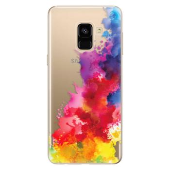 Odolné silikonové pouzdro iSaprio - Color Splash 01 - Samsung Galaxy A8 2018