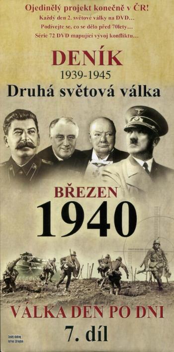 Deník 2. světové války (7. díl) - březen 1940 (DVD) (papírový obal)