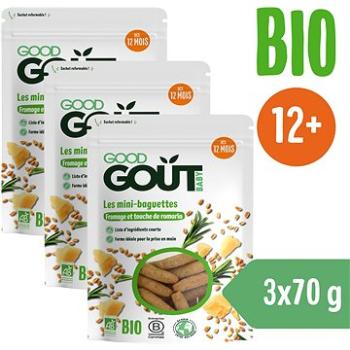 Good Gout Mini bagetky s rozmarýnem a sýrem 3× 70g (8594200260460)