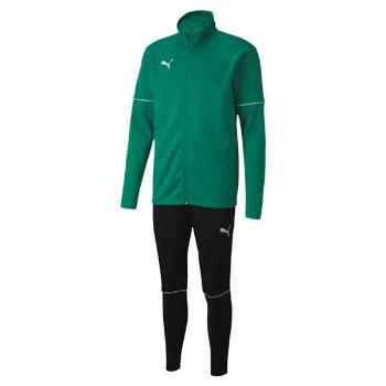 Puma TEAM GOAL TRACKSUIT CORE Chlapecká tepláková souprava, zelená, velikost