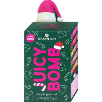 essence Juicy Bomb dárková sada na rty 01 Holly Jolly, Juicy