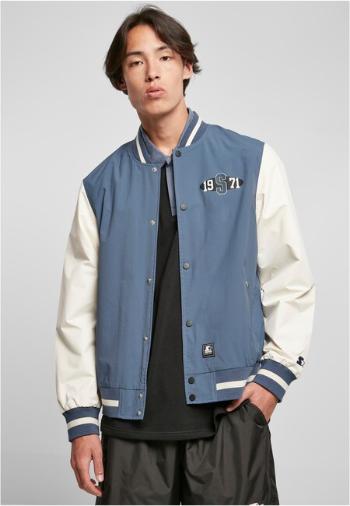 Starter Nylon College Jacket vintageblue/palewhite - L