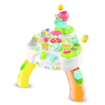 Clementoni Clemmy baby Veselý hrací stolek s kostkami a zvířátky