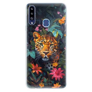 Odolné silikonové pouzdro iSaprio - Flower Jaguar - Samsung Galaxy A20s