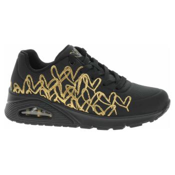 Skechers JGoldcrown: Uno - Golden Heart black -gold