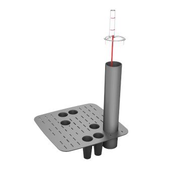 Sistem de auto-irigare Flower Lover Quadrato, 34 m, 34 cm