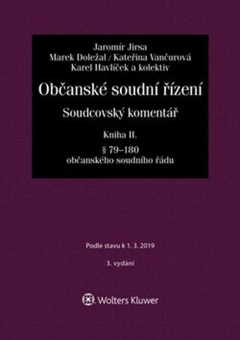 Občanské soudní řízení Kniha II. - Jaromír Jirsa