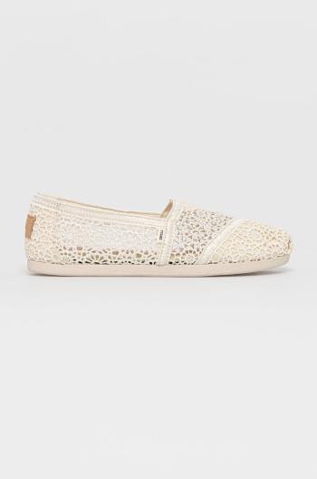 Espadrilky Toms Alpargata béžová barva