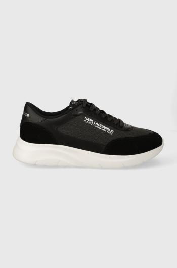 Sneakers boty Karl Lagerfeld SERGER černá barva, KL53619