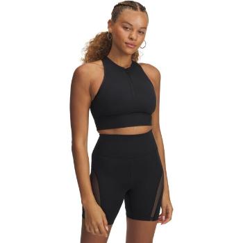 Under Armour MERIDIAN ZIP TANK Női edző trikó, fekete, méret M