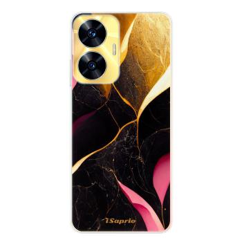 Odolné silikonové pouzdro iSaprio - Gold Pink Marble - Realme C55