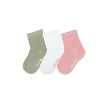 Sterntaler Ponožky 3-pack Uni Bamboo Pale Pink