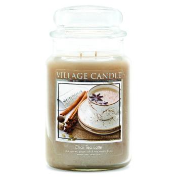 Village Candle Vonná svíčka ve skle Chai Tea Latte 602 g