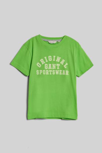 TRIČKO GANT ORIGINAL SPORTSWEAR T-SHIRT SLIME GREEN