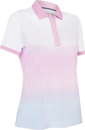 Callaway Chev Gradient Short Sleeve Womens Brilliant White L Polo košile