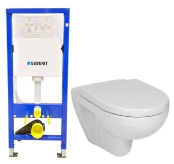 GEBERIT DuofixBasic bez tlačítka + WC JIKA LYRA PLUS + SEDÁTKO DURAPLAST 458.103.00.1 X LY6