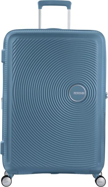 American Tourister Soundbox Spinner EXP 77/28 Large Check-in Kufr se 4 kolečky-Rozšiřitelné zavazadlo Stone Blue