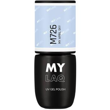 MYLAQ UV Gel Polish gelový lak na nehty odstín My April Sky 5 ml