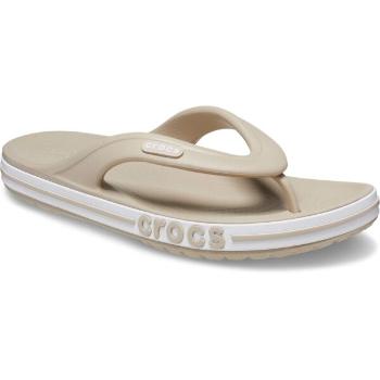 Crocs BAYABAND FLIP Uniszex flip-flop papucs, bézs, méret 48/49
