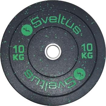 SVELTUS OLYMPIC DISC BUMPER 10 KG x 50 MM Nakládací kotouč, černá, velikost