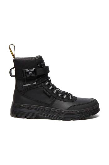 Nízké kozačky Dr. Martens Combs Tech WX dámské, černá barva, na plochém podpatku, zateplené, DM32103001