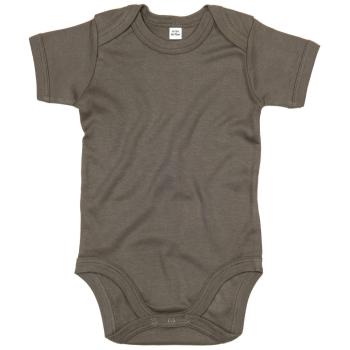 Babybugz Kojenecké body s krátkým rukávem - Army | 12-18 měsíců