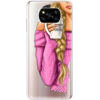 iSaprio My Coffe and Blond Girl pro Xiaomi Poco X3 Pro / X3 NFC (coffblon-TPU3-pX3pro)