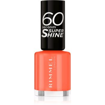 Rimmel 60 Seconds Super Shine lak na nehty odstín 404 Ora-ngy Vibe 8 ml