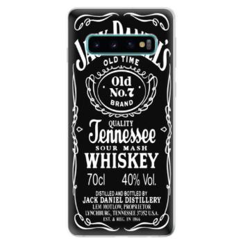 Odolné silikonové pouzdro iSaprio - Jack Daniels - Samsung Galaxy S10