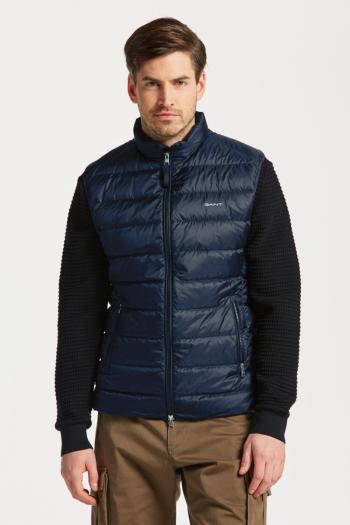 VESTA GANT LIGHT DOWN GILET EVENING BLUE