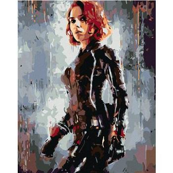 Diamondi - Diamantové malování - AVENGERS BLACK WIDOW II, 40x50 cm, bez rámu a bez vypnutí plátna (605987A)