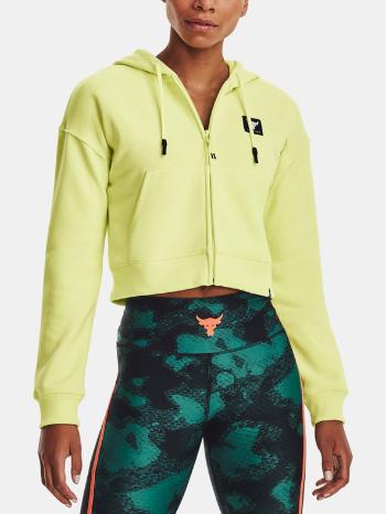 Under Armour Project Rock HW Terry FZ Mikina Zelená