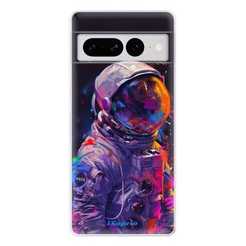 Odolné silikonové pouzdro iSaprio - Neon Astronaut - Google Pixel 7 Pro 5G