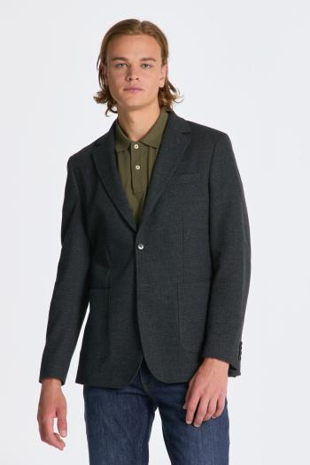 BLEJZR GANT JERSEY BLAZER ANTRACIT MELANGE