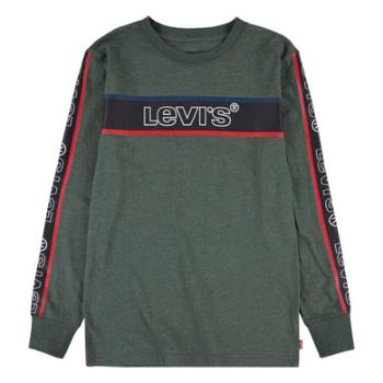 Dětská košile Levi's® s dlouhým rukávem zelená