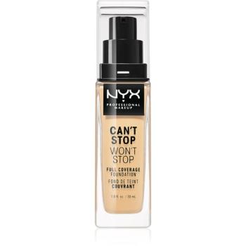 NYX Professional Makeup Can't Stop Won't Stop Full Coverage Foundation vysoce krycí make-up odstín 6.5 Nude 30 ml