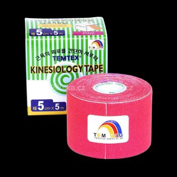 TEMTEX KINESOLOGY TAPE Tejpovacia páska ružová 5cm x 5m