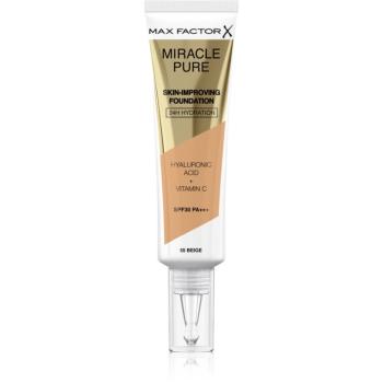 Max Factor Miracle Pure Skin dlouhotrvající make-up SPF 30 odstín 55 Beige 30 ml