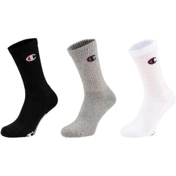 Champion 3PK CREW SOCKS Unisexové ponožky, černá, velikost